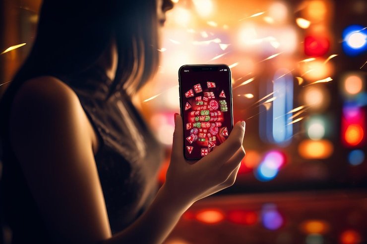 Aplikasi mobile macau 328 menampilkan antarmuka permainan slot dan kasino langsung
